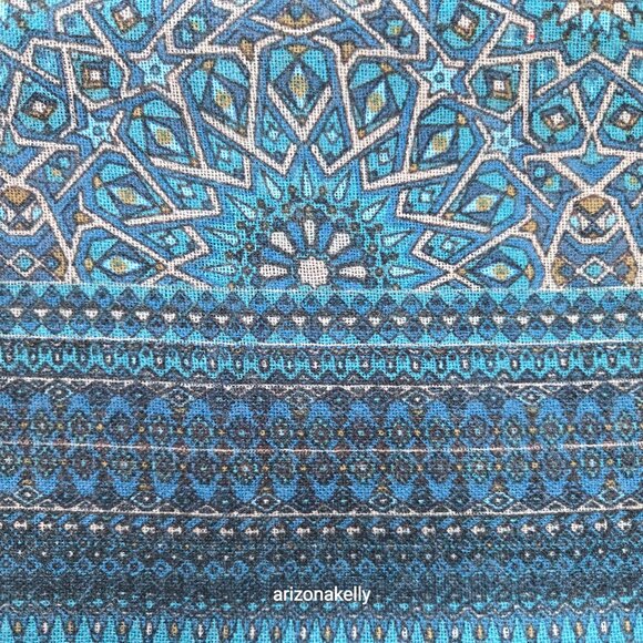 NWOT Woven Wool Scarf Blue Spain Colores de Otono - Picture 13 of 13